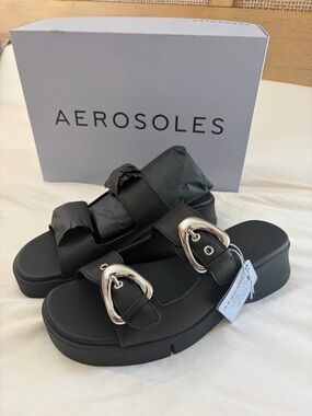 NWT Aerosoles Faith Flatform Slide Sandal